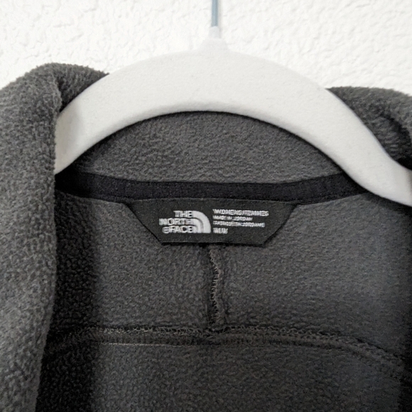 The North Face Womens Shastina Stretch Full Zip Fleece Jacket Grey Black Medium - Picture 5 of 8